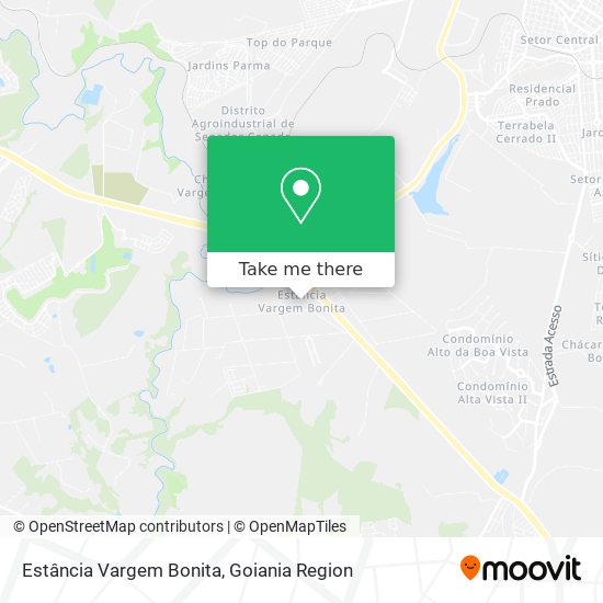 Estância Vargem Bonita map