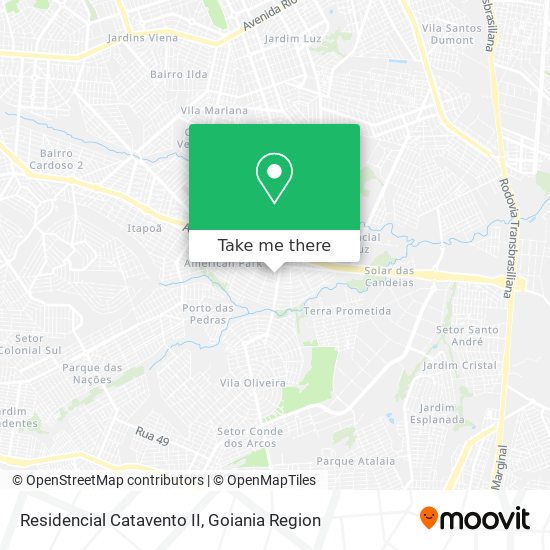 Residencial Catavento II map