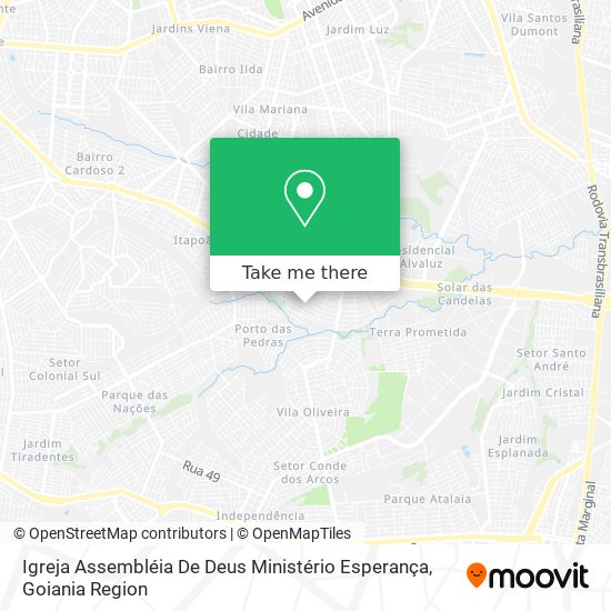 Igreja Assembléia De Deus Ministério Esperança map