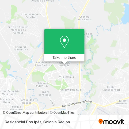 Residencial Dos Ipês map