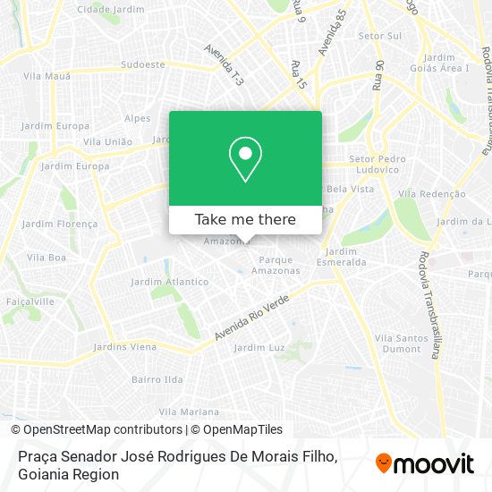 Mapa Praça Senador José Rodrigues De Morais Filho