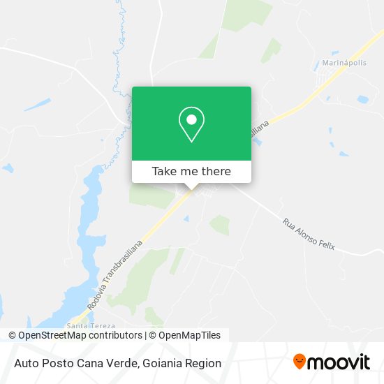 Auto Posto Cana Verde map