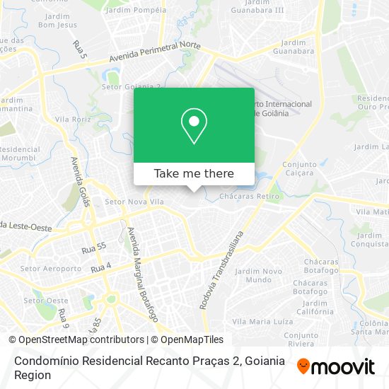 Condomínio Residencial Recanto Praças 2 map