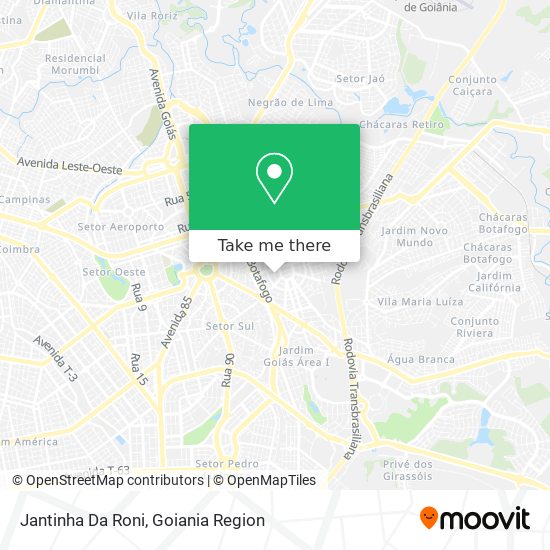 Jantinha Da Roni map