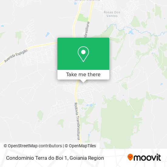 Condomínio Terra do Boi 1 map