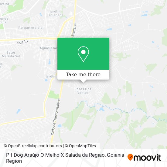 Pit Dog Araújo O Melho X Salada da Regiao map