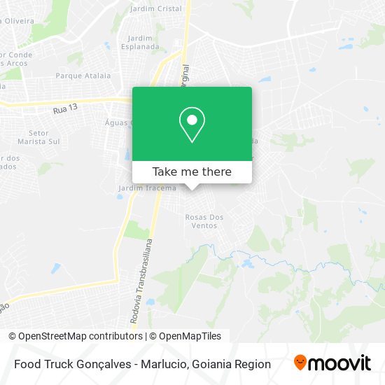 Food Truck Gonçalves - Marlucio map