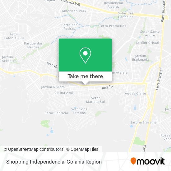 Mapa Shopping Independência