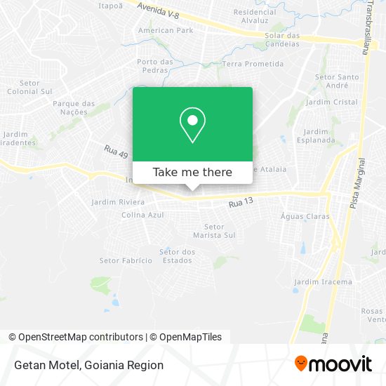 Mapa Getan Motel