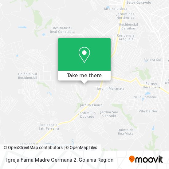 Igreja Fama Madre Germana 2 map