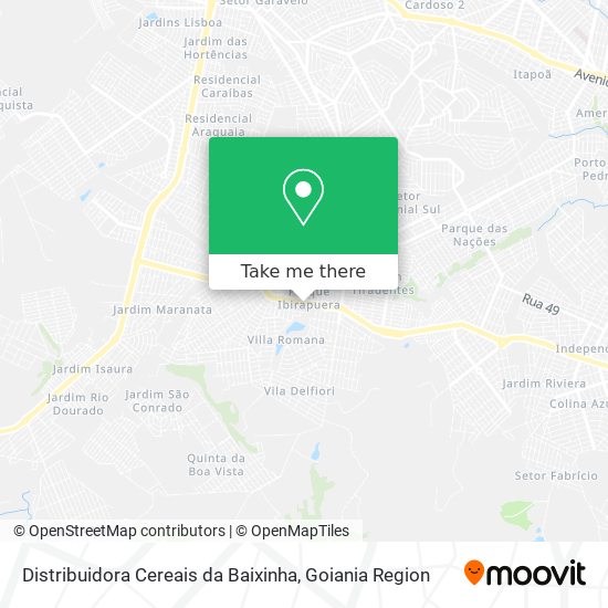 Distribuidora Cereais da Baixinha map