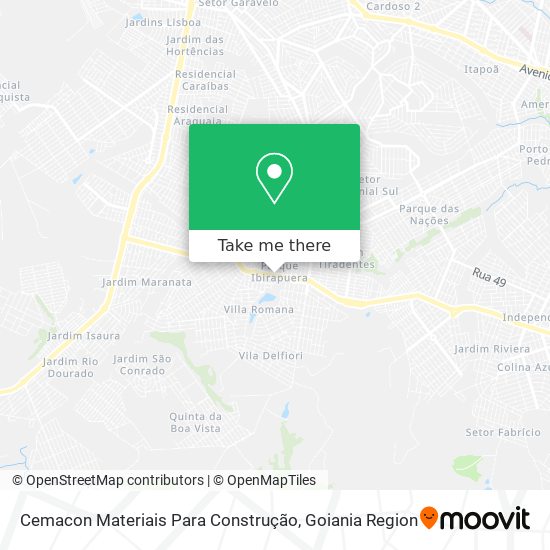 Mapa Cemacon Materiais Para Construção