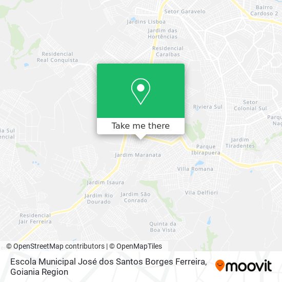 Escola Municipal José dos Santos Borges Ferreira map