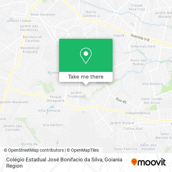 Colégio Estadual José Bonifacio da Silva map