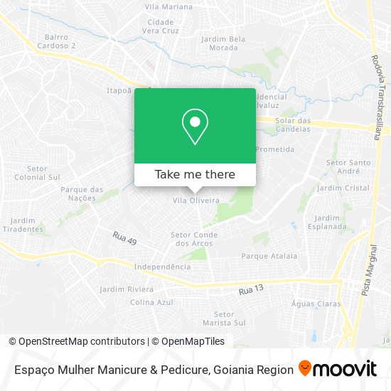 Espaço Mulher Manicure & Pedicure map