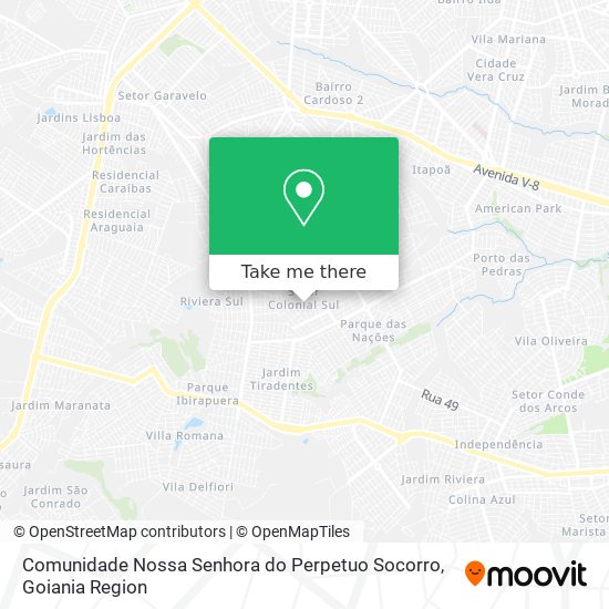 Comunidade Nossa Senhora do Perpetuo Socorro map