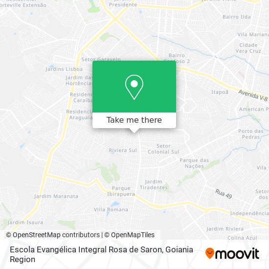 Escola Evangélica Integral Rosa de Saron map