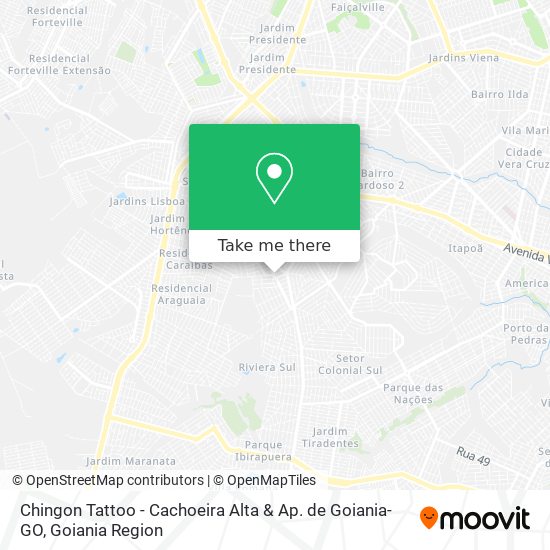 Chingon Tattoo - Cachoeira Alta & Ap. de Goiania- GO map