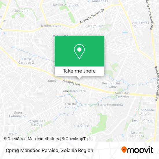 Cpmg Mansões Paraiso map