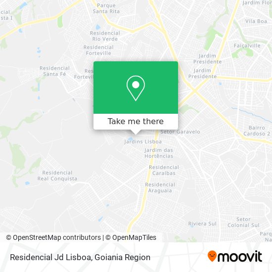 Mapa Residencial Jd Lisboa