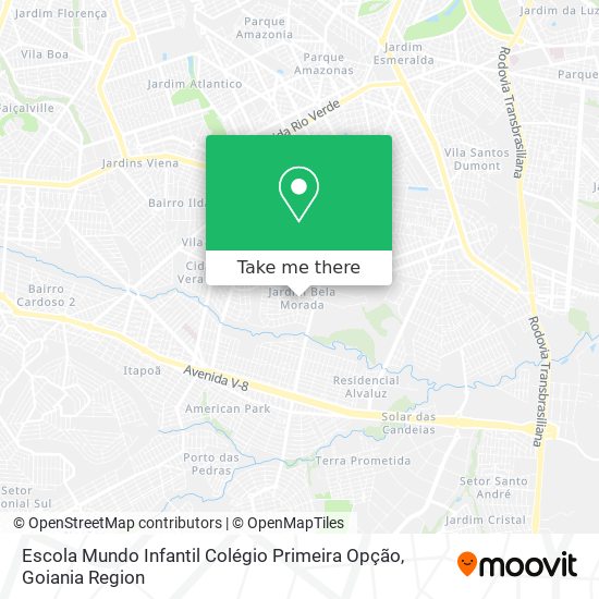 Escola Mundo Infantil Colégio Primeira Opção map