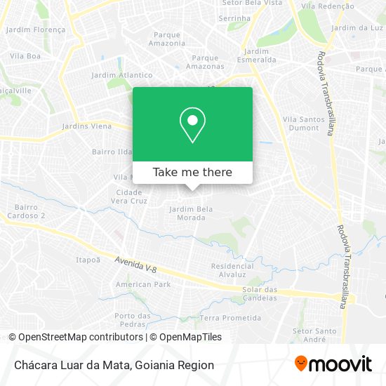 Chácara Luar da Mata map