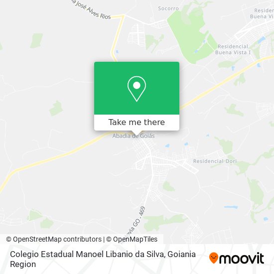 Colegio Estadual Manoel Libanio da Silva map