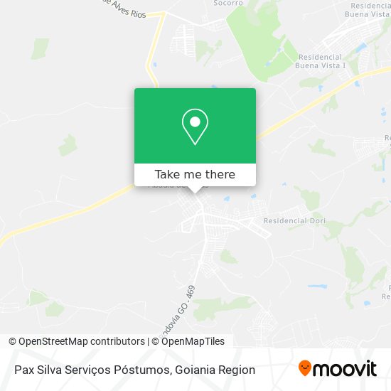 Pax Silva Serviços Póstumos map