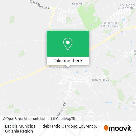 Escola Municipal Hildebrando Cardoso Lourenco map