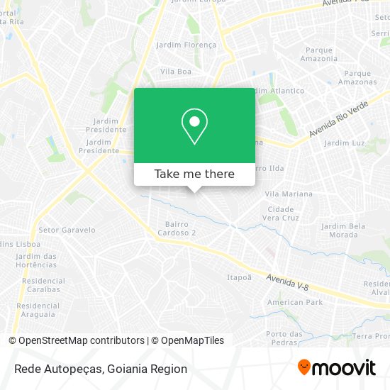 Rede Autopeças map