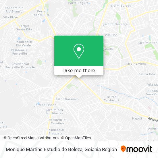 Monique Martins Estúdio de Beleza map