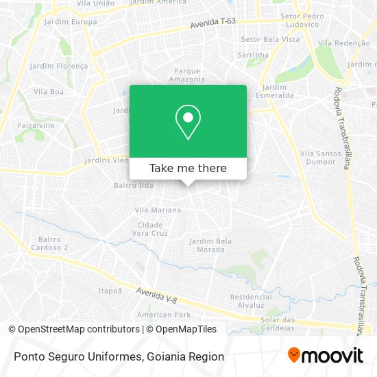 Ponto Seguro Uniformes map