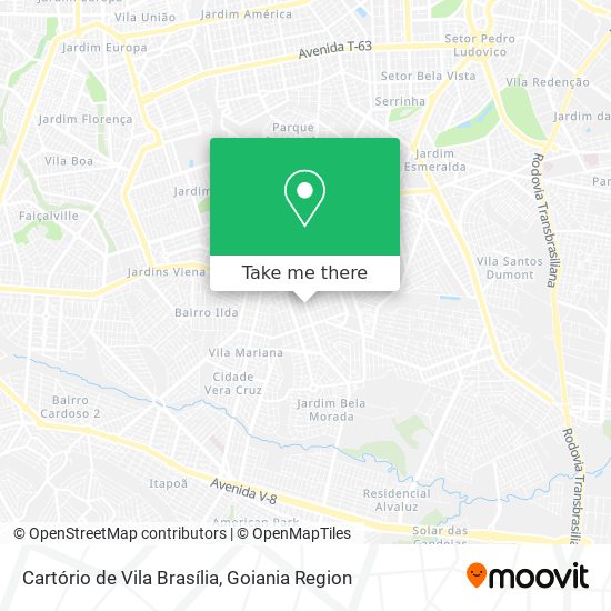Cartório de Vila Brasília map