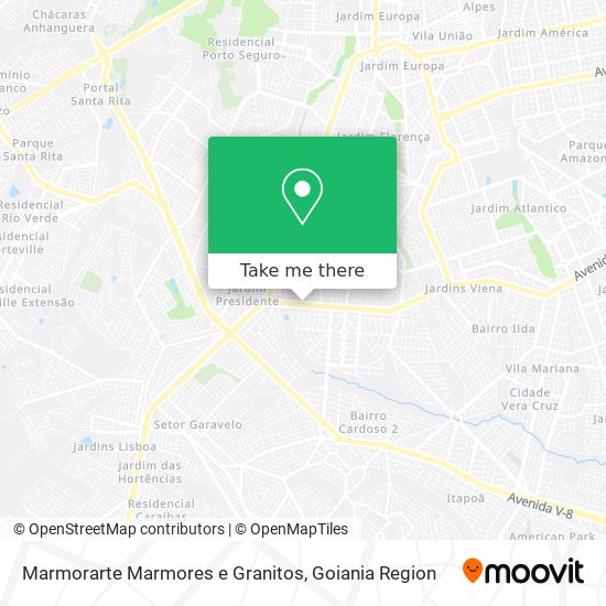 Marmorarte Marmores e Granitos map