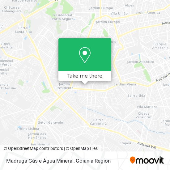 Madruga Gás e Água Mineral map