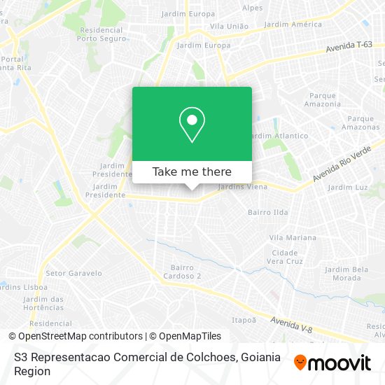 S3 Representacao Comercial de Colchoes map
