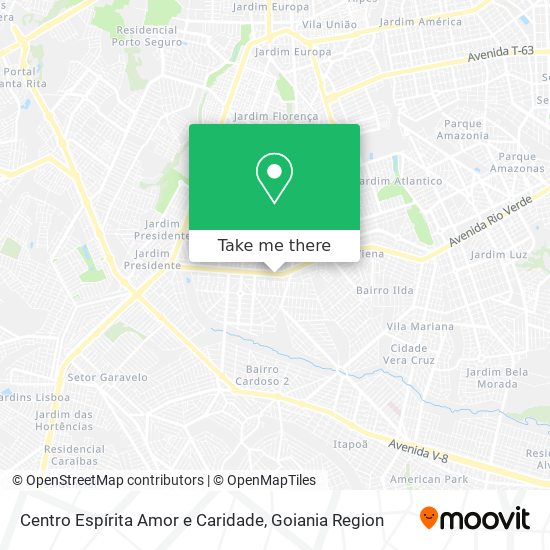 Centro Espírita Amor e Caridade map