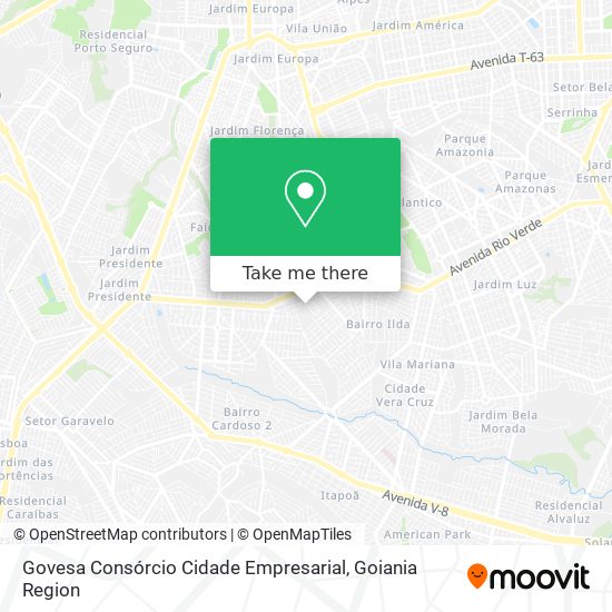 Mapa Govesa Consórcio Cidade Empresarial