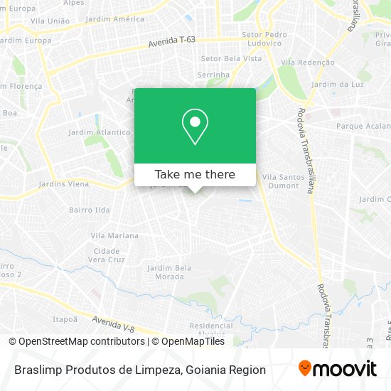 Braslimp Produtos de Limpeza map
