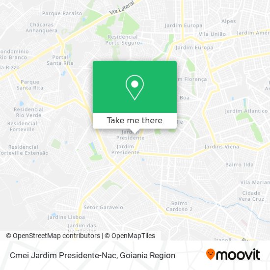 Cmei Jardim Presidente-Nac map