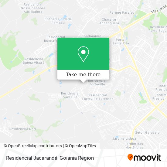 Residencial Jacarandá map