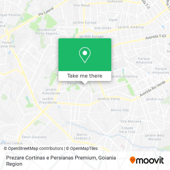 Prezare Cortinas e Persianas Premium map