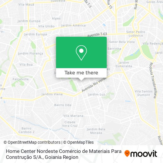 Home Center Nordeste Comércio de Materiais Para Construção S / A. map