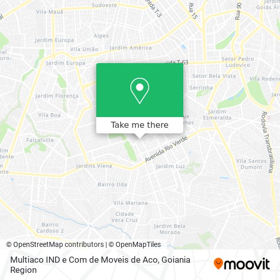 Mapa Multiaco IND e Com de Moveis de Aco