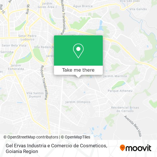 Gel Ervas Industria e Comercio de Cosmeticos map