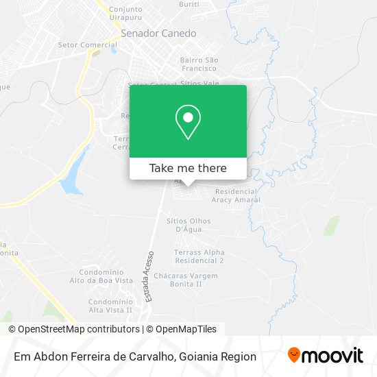 Em Abdon Ferreira de Carvalho map