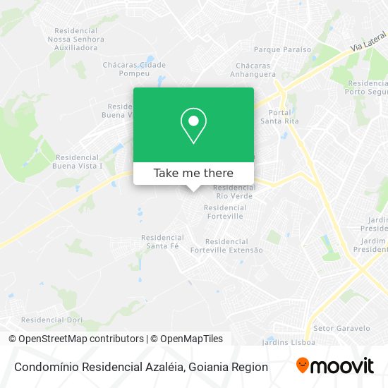 Condomínio Residencial Azaléia map