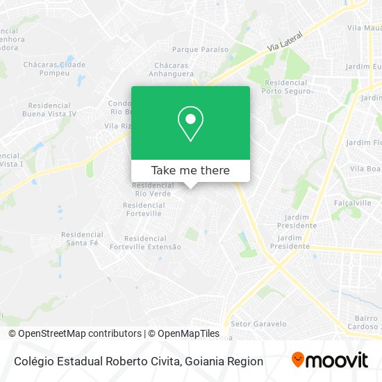Mapa Colégio Estadual Roberto Civita