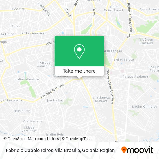 Fabricio Cabeleireiros Vila Brasília map