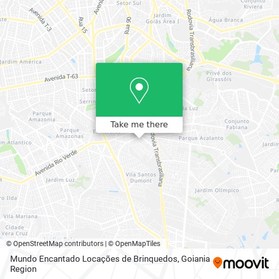 Mundo Encantado Locações de Brinquedos map